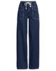 Lands' End Lands' End Lightweight Denim High Rise Relaxed Straight Pull On Pocket Jeans - 5
