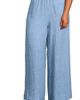 Lands' End Lands' End Linen High Rise Palazzo Pants - 3