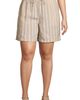 Lands' End Lands' End Linen High Rise Pull On 7" Shorts - 1