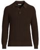 Lands' End Lands' End Long Sleeve Drifter Polo Sweater - 5