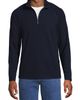 Lands' End Lands' End Long Sleeve Raglan Hybrid Quarter Zip - 3