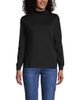 Lands' End Lands' End Long Sleeve Supima Mock Turtleneck - 1