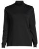Lands' End Lands' End Long Sleeve Supima Mock Turtleneck - 3