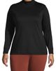 Lands' End Lands' End Long Sleeve Supima Mock Turtleneck - 4