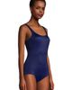 Lands' End Lands' End Mastectomy Chlorine Resistant Tugless One Piece Swimsuit Soft Cup - 4