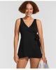 Lands' End Lands' End Mastectomy Long Side Tie Mini Swim Dress Swimsuit - 5