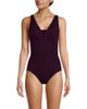 Lands' End Lands' End Mastectomy New Slendersuit Grecian Adjustable Low Leg One Piece - 1