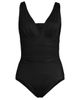 Lands' End Lands' End Mastectomy Slender Grecian Tummy Control Chlorine Resistant One Piece Swimsuit - 5