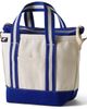 Lands' End Lands' End Medium Denim Zip Top Tote Bag - 4