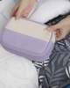Lands' End Lands' End Medium Rectangular Dopp Kit for Travel, Striped Canvas Toiletry Bag with Top Zip - 2