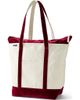 Lands' End Lands' End Medium Velvet Open Top Canvas Tote - 1