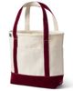 Lands' End Lands' End Medium Velvet Open Top Canvas Tote - 4