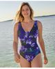 Lands' End Lands' End NEW SlenderSuit Grecian Adjustable Low Leg One Piece - 4