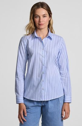 Lands' End Lands' End Petite No Iron Button Front Shirt