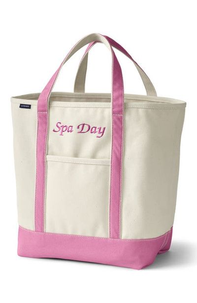 Lands' End Lands' End Open Top Canvas Tote Bag
