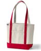 Lands' End Lands' End Open Top Long Handle Canvas Tote Bag - 4
