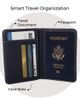 Lands' End Lands' End Passport Holder for Travel, Passport Cover for Men and Women, Travel Folio - 5