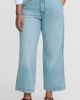 Lands' End Lands' End Petite Recover Denim Mid Rise Wide Leg Ankle Jeans - 1