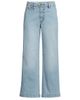 Lands' End Lands' End Petite Recover Denim Mid Rise Wide Leg Ankle Jeans - 5