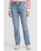 Lands' End Lands' End Petite Recover High Rise Straight Leg Blue Jeans - 1