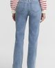 Lands' End Lands' End Petite Recover High Rise Straight Leg Blue Jeans - 2