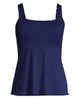 Lands' End Lands' End Plus Size Adjustable Scoop Neck Flutter Tankini Top - 5