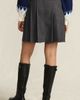 Lands' End Lands' End Plus Size Brushed Flannel Pleated Mini Skirt - 2