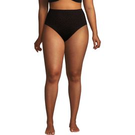 Lands' End Lands' End Plus Size Cheeky High Waisted Bikini Bottoms