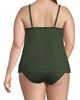 Lands' End Lands' End Plus Size Chlorine Resistant Tulip Hem Tankini Swimsuit Top - 4