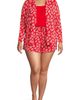 Lands' End Lands' End Plus Size Cooling 3 Piece Pajama Set - Long Sleeve Top Cami and Shorts - 1