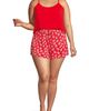 Lands' End Lands' End Plus Size Cooling 3 Piece Pajama Set - Long Sleeve Top Cami and Shorts - 4