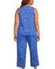 Lands' End Lands' End Plus Size Cooling 3 Piece Pajama Set - Tank Crop and Robe - 2