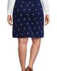 Lands' End Lands' End Plus Size Corduroy Mid Rise Button Through Above The Knee Skirt - 2