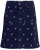 Lands' End Lands' End Plus Size Corduroy Mid Rise Button Through Above The Knee Skirt - 3