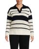 Lands' End Lands' End Plus Size Cotton Boucle Johnny Collar Textured Sweater - 1