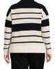 Lands' End Lands' End Plus Size Cotton Boucle Johnny Collar Textured Sweater - 2