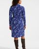 Lands' End Lands' End Plus Size Cotton Modal Collared Wrap Dress - 2