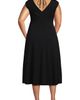 Lands' End Lands' End Plus Size Cotton Modal Off the Shoulder Wrap Midi Dress - 2