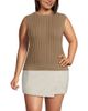 Lands' End Lands' End Plus Size Cotton Pointelle Shell Sweater - 1