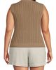 Lands' End Lands' End Plus Size Cotton Pointelle Shell Sweater - 2