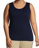 Lands' End Lands' End Plus Size Cotton Tank Top - 1