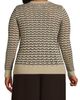 Lands' End Lands' End Plus Size Cotton Viscose Button Shoulder Modern Crew Sweater - 2