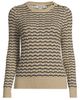 Lands' End Lands' End Plus Size Cotton Viscose Button Shoulder Modern Crew Sweater - 3
