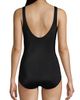 Lands' End Lands' End Plus Size D-cup Chlorine Resistant Scoop Neck Soft Cup Tugless Sporty One Piece Swimsuit Print - 4