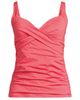 Lands' End Lands' End Plus Size DD-Cup Chlorine Resistant Wrap Underwire Tankini Swimsuit Top - 3