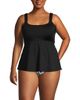 Lands' End Lands' End Plus Size DD-Cup Flutter Tankini Top - 1