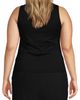 Lands' End Lands' End Plus Size DD-Cup High Neck UPF 50 Modest Tankini Swimsuit Top - 4