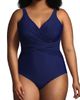 Lands' End Lands' End Plus Size DD-Cup Slender Tummy Control Chlorine Resistant Wrap One Piece Swimsuit - 3