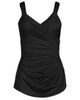 Lands' End Lands' End Plus Size DD-Cup SlenderSuit V-Neck Skirted Low Leg One Piece - 3