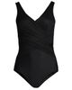 Lands' End Lands' End Plus Size DDD-Cup New SlenderSuit Wrap One Piece Swimsuit - 5